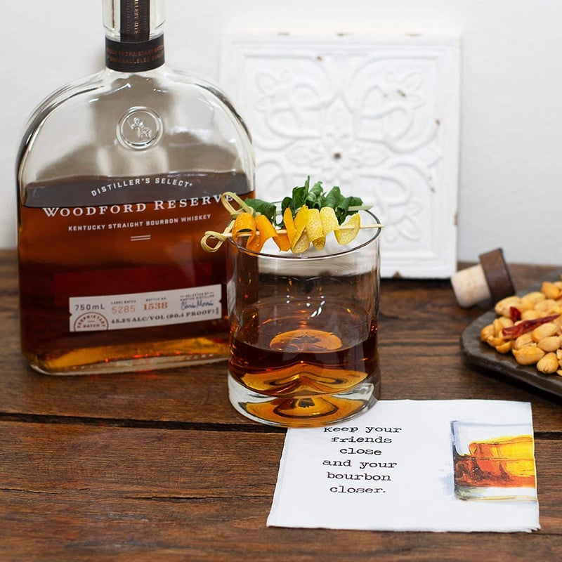 Kitschy Collective 30 Pk, "Keep Your Bourbon Close" 3-Ply Paper Party Cocktail Napkins for Bourbon Whiskey Drinkers or Clubs - Image 4